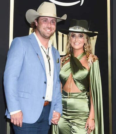 Lainey Wilson Attends The 2022 CMA Awards With Her Father, Brian