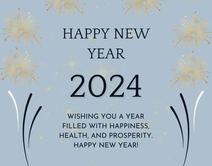 Happy New Year 2024 Top 10 wishes, messages, to share with your loved
